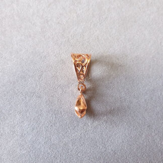 Bélière couleur or rose