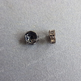 Séparateur 6mm anthracite en Strass