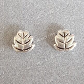 Séparateur 6mm argenté en forme de feuille