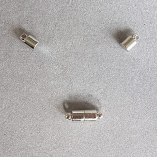 Fermoir magnétique argenté N°1