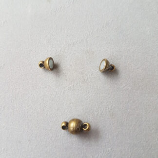 Fermoir magnétique bronze