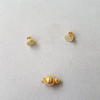 Fermoir magnétique doré