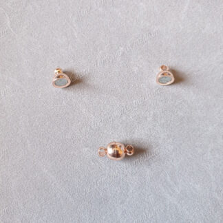 Fermoir magnétique or rose