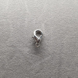 Mousqueton simple argenté N°2