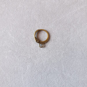 Mousqueton simple en anneau bronze