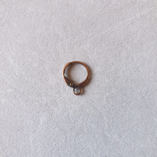 Mousqueton simple en anneau cuivre