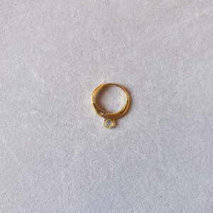 Mousqueton simple en anneau doré