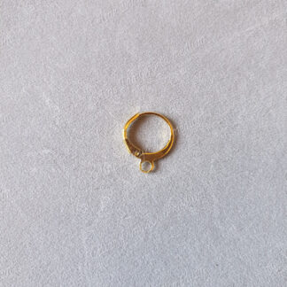 Mousqueton simple en anneau doré