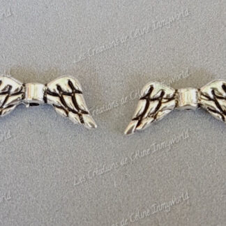 Ailes d'anges métal couleur argenté n°1