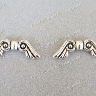 Ailes d'anges métal couleur argenté n°2