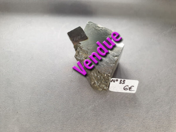 Pierre brute en Pyrite modèle n°33 vendue