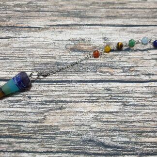 Pendule radiesthésie conique 7 Chakras